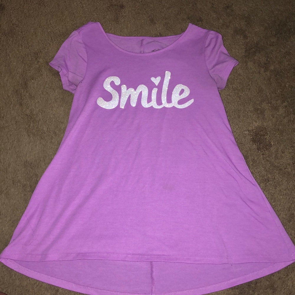 Super cute girls Justice Smile Shirt!